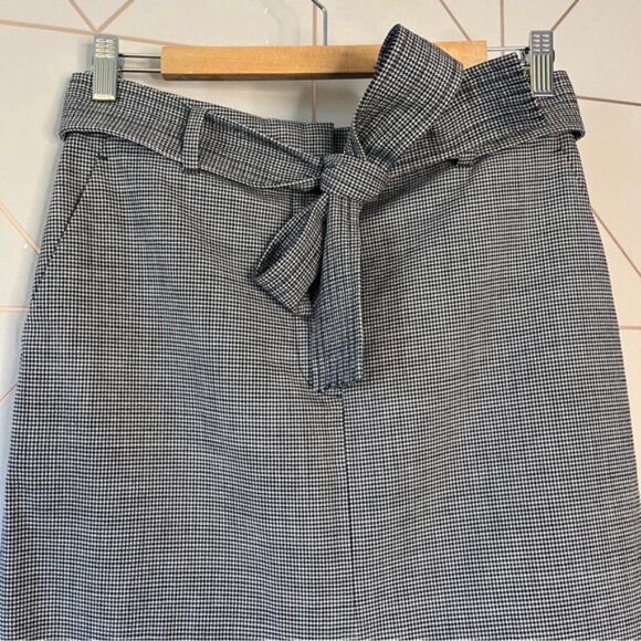 Aritzia Wilfred Jallade Tie Waist Skirt Mini Houndstooth - Picture 4 of 8